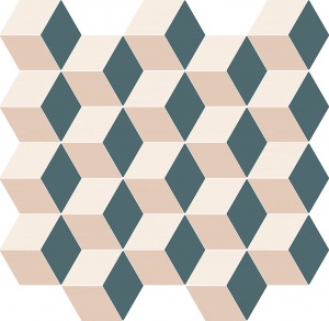 Mosaico Cube Cold 30,5x33   Opaco ()